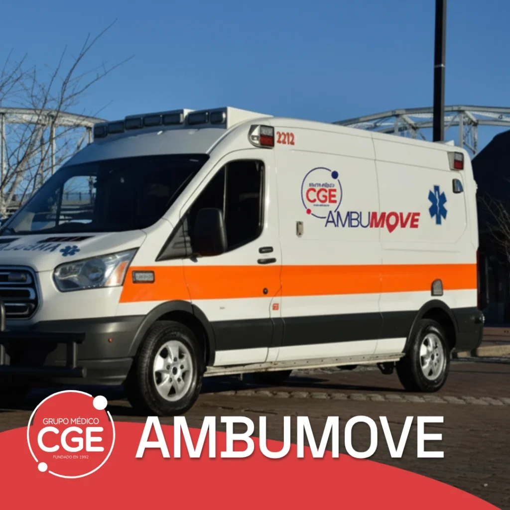 Ambumove, servicio de transporte de CGE Grupo Médico