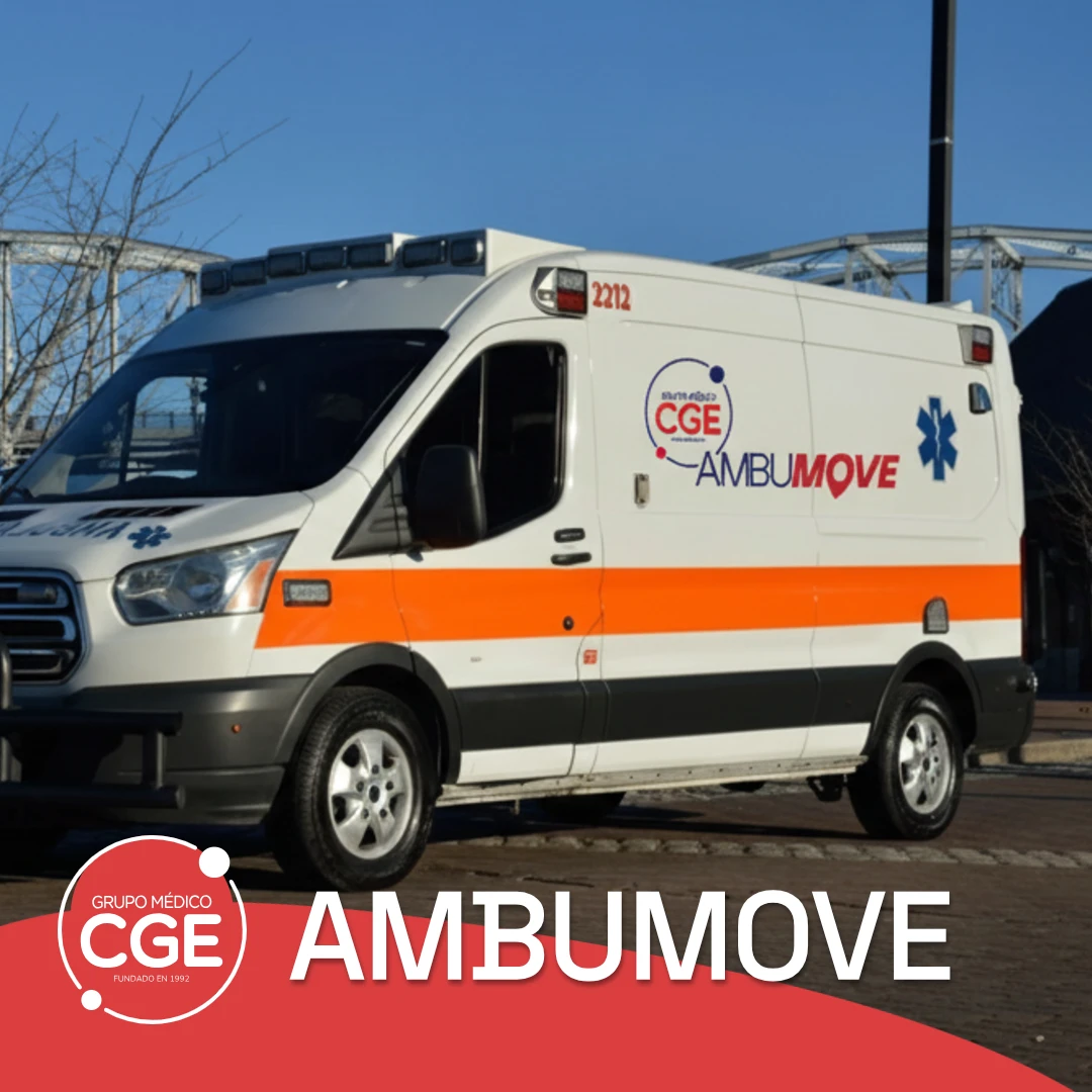 Ambumove, servicio de transporte de CGE Grupo Médico