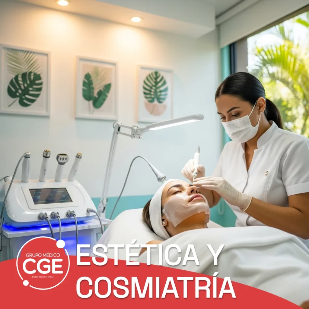 Estética y Cosmiatría @ CGE Grupo Médico, Santo Domingo, República Dominicana