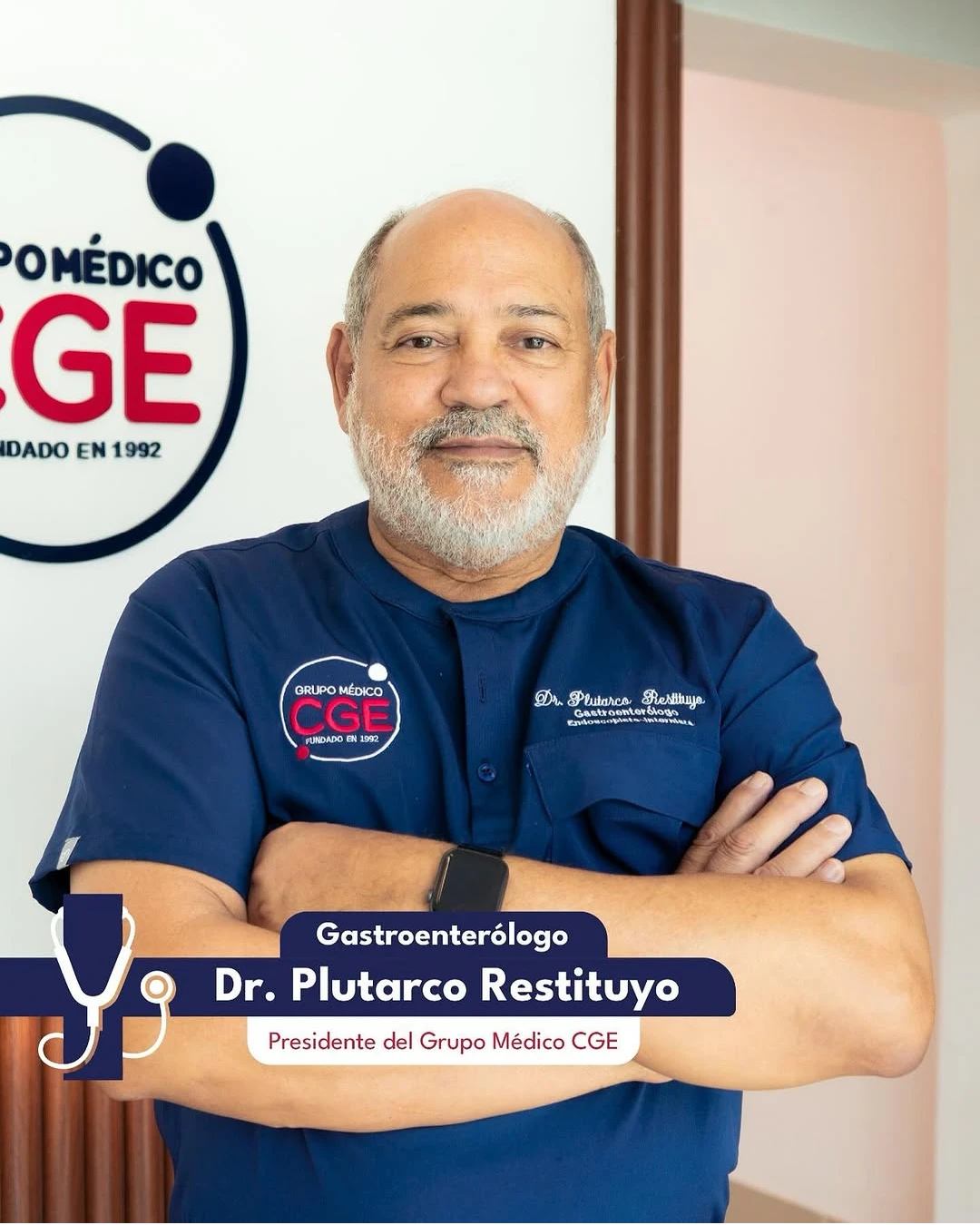 Dr. Plutarco Restituyo, gastroenterólogo, Presidente de CGE Grupo Médico, Santo Domingo, República Dominicana