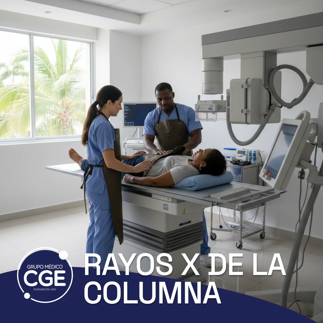 Rayos X de Columna en Santo Domingo @ CGE Grupo Médico, Santo Domingo, República Dominicana